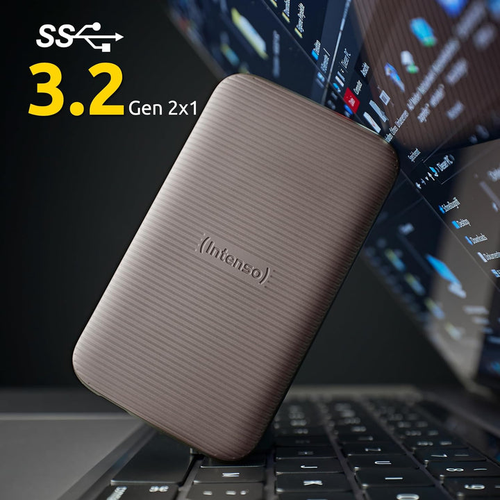 Intenso Externe SSD TX500, 500 GB Portable Solid State Drive, Super Speed USB 3.2 Gen 2x1 (10 Gbit/s