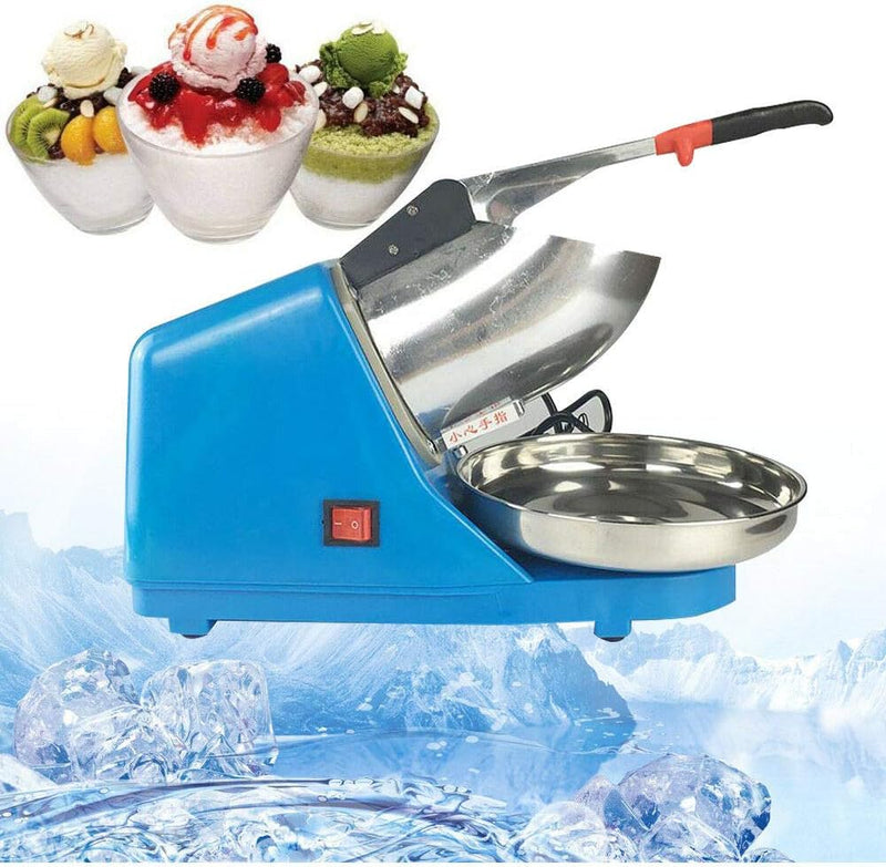 Elektrische Ice Crusher,Lightakai 220V 300W Elektrische Eiszerkleinerer Edelstahl Ice Eiswürfel Crus