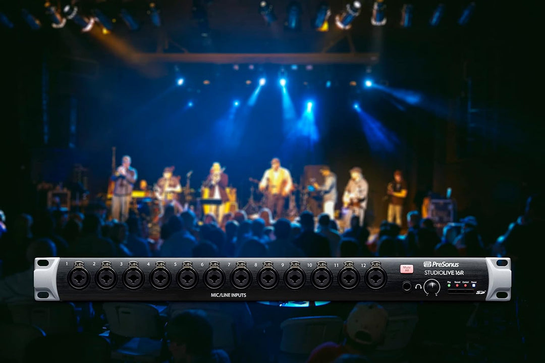 PreSonus StudioLive 16R, 18-Eingang, 16-Kanal Rack-Mixer mischpult, Stage Box und Audio-Interface 16
