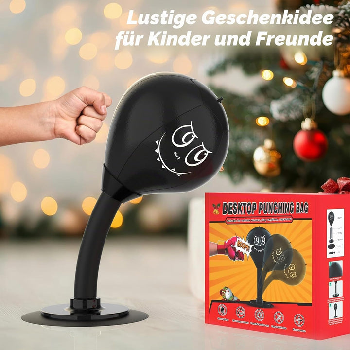 SVANE Starke Saugkraft Desktop-Schlagball - Stressabbau Boxball mit verbessertem langlebigem Feder,