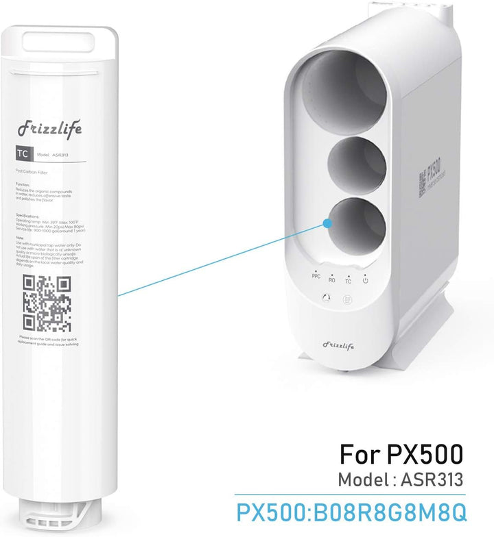 FRIZZLIFE ASR313 Ersatz-Filterkartusche für PX500 (3. Stufe)