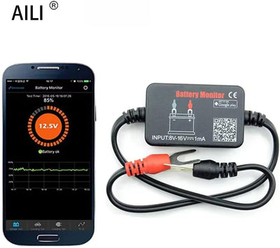 batterietester 12V Bluetooth Wireless Automotive Akku Last Tester Ladegerät Diagnose Analyzer Monito