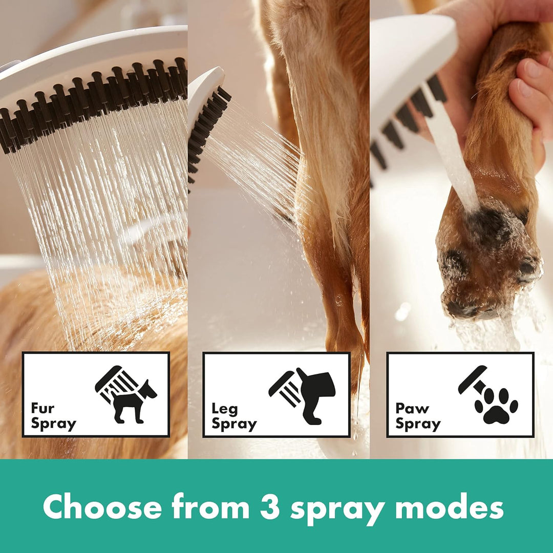 hansgrohe Hundedusche DogShower, Brause wassersparend mit 3 Strahlarten zur Fellpflege von Hunden un