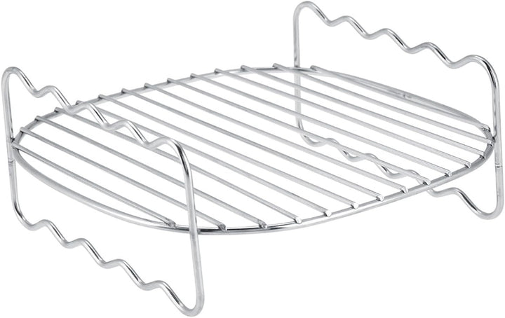 BBQ-Rack, Hähnchenhalter für Backofen Grill Doppelschicht, Edelstahl Hähnchenbräter für Backofen Gri