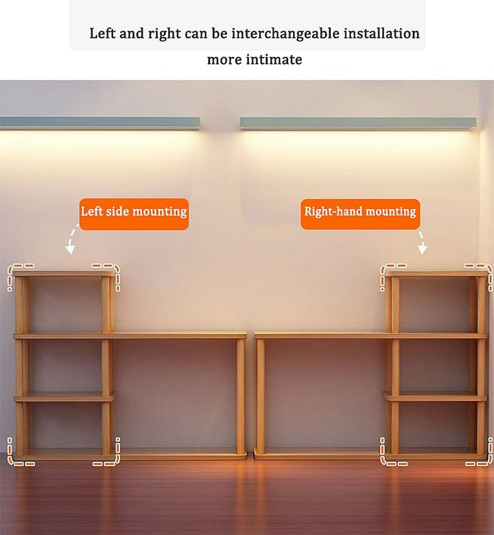 Desktop-mehrschichtiges Bücherregal-Speicherregal, grosse Kapazität Massivholz-Speicherwand auf dem
