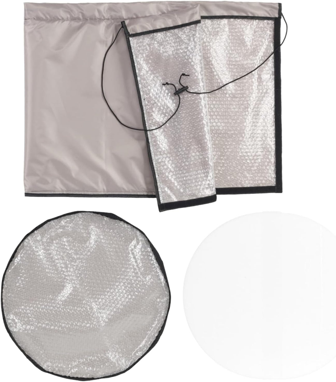 Maximex Pflanzenschutz Pflanztopf-Sack 2er Set Überwinterung Frostschutz Pflanzen 28l Zylinder platz