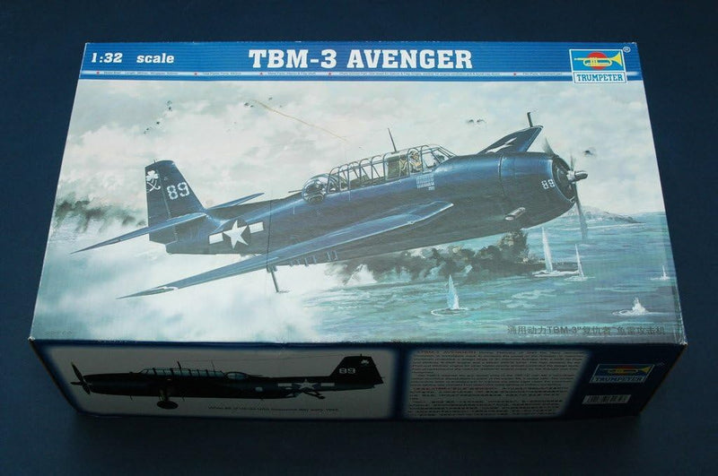 Trumpeter 02234 Modellbausatz Grumman TBF-3 Avenger, Mittel