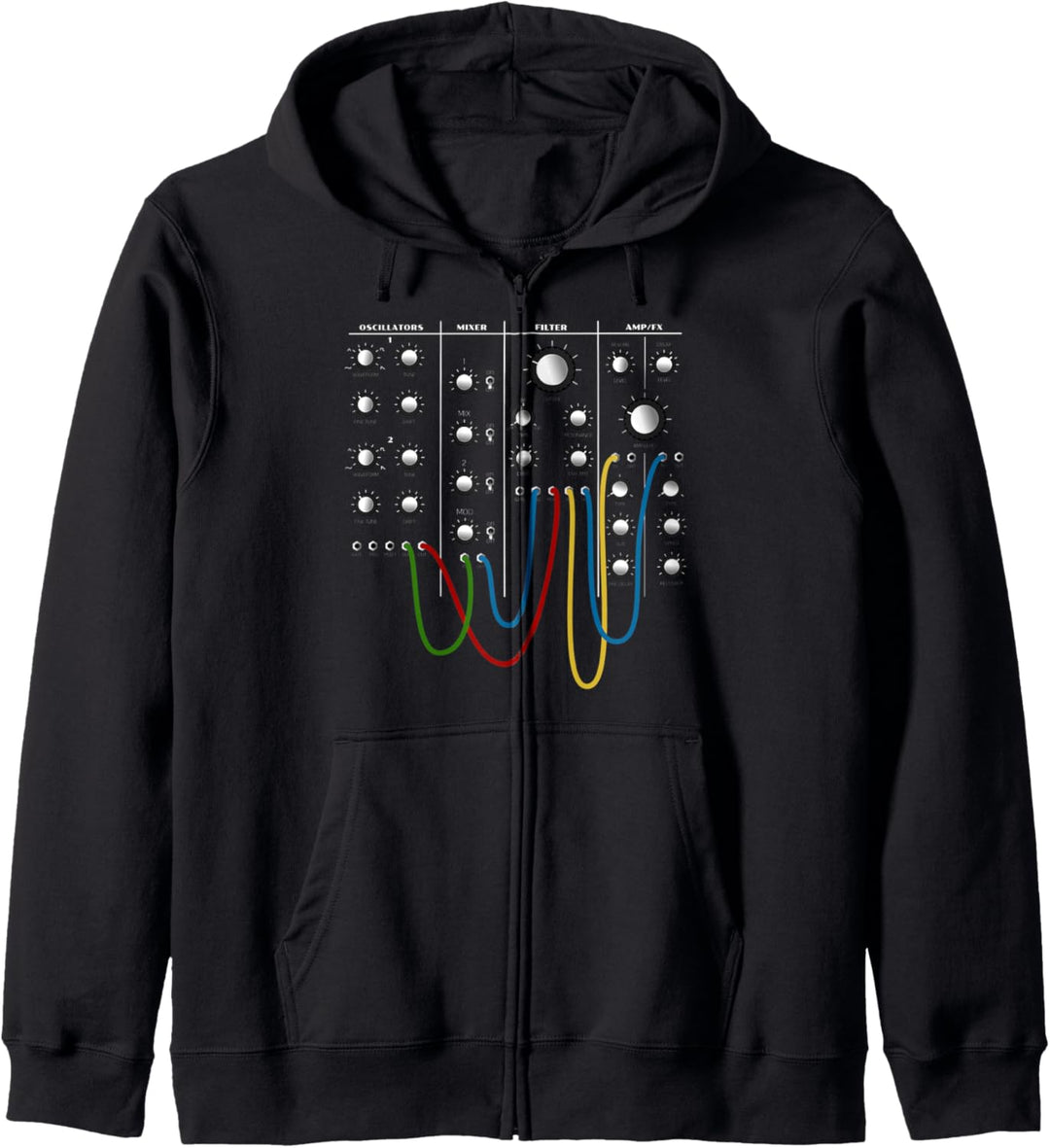 Modular Synthesizer Kapuzenjacke