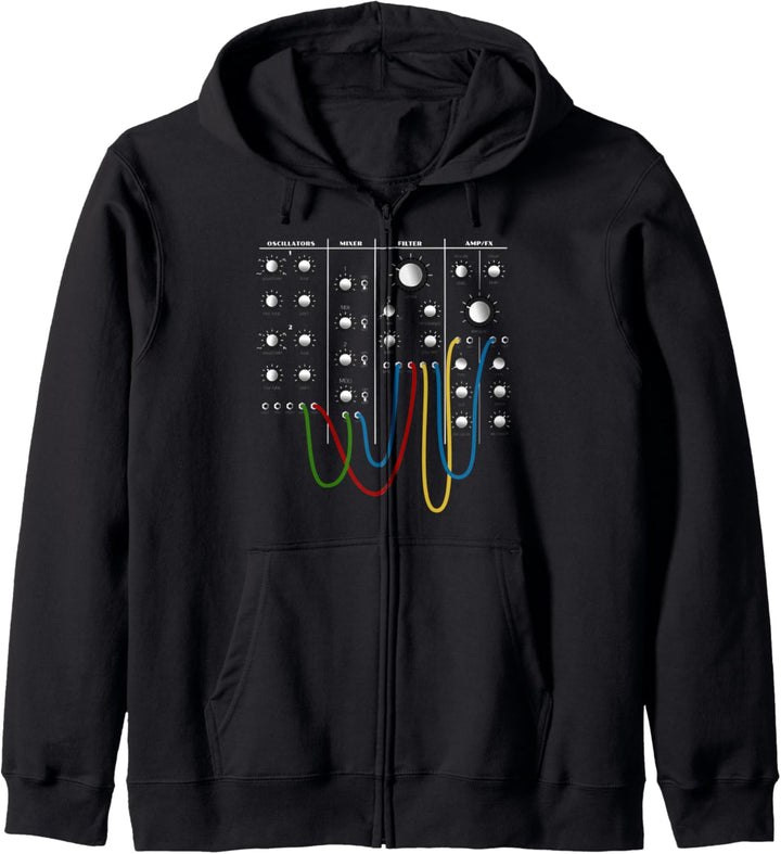 Modular Synthesizer Kapuzenjacke