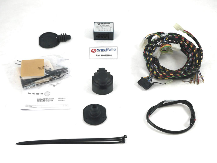 Westfalia Elektrosatz 13-polig und fahrzeugspezifisch für Subaru Outback (ab BJ 03/2015), Subaru Leg