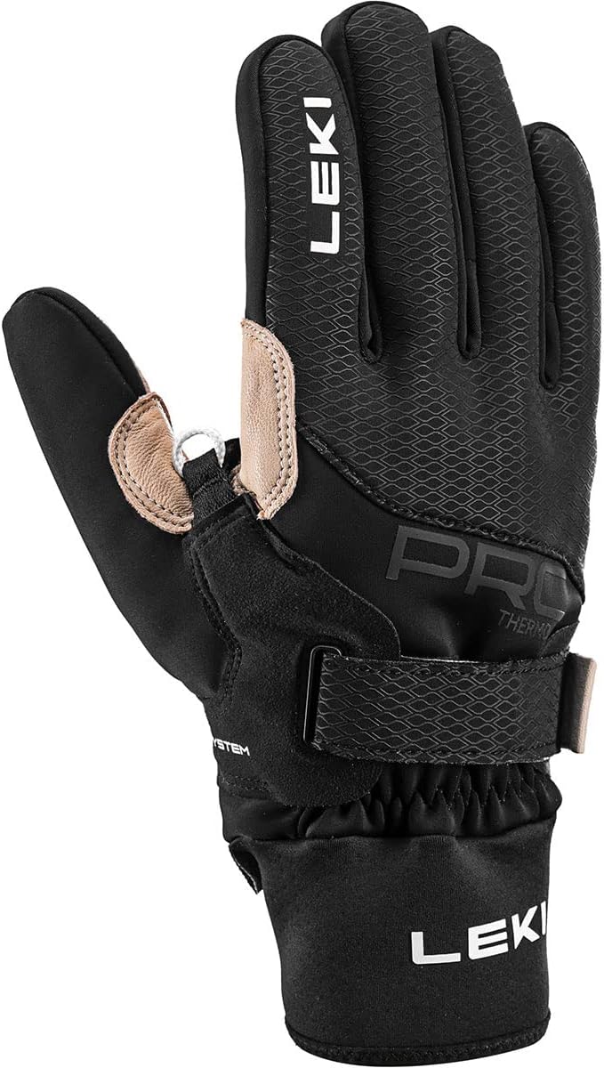 LEKI PRC Premium ThermoPlus Shark Handschuhe 7.5 Black - Sand, 7.5 Black - Sand