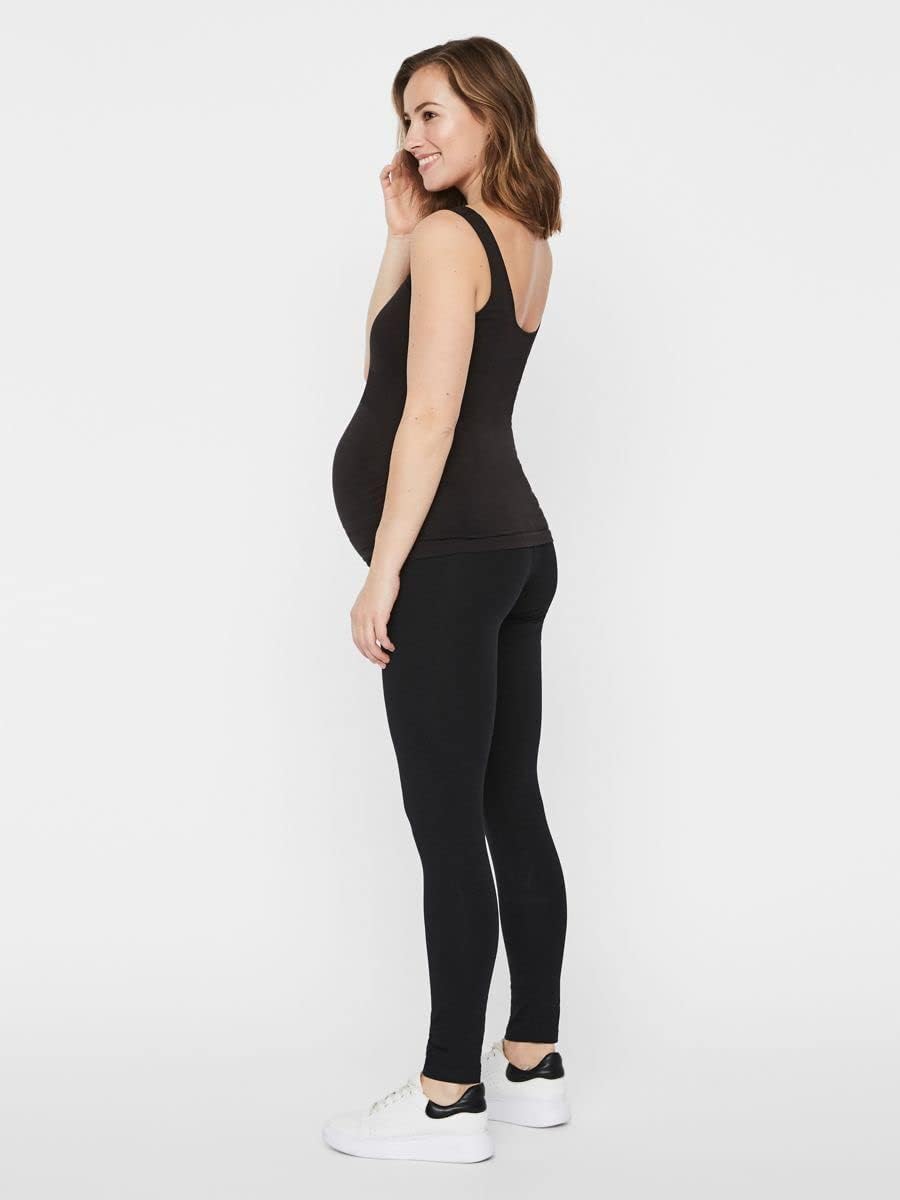 MAMALICIOUS Damen Umstandsleggings (2er Pack) XS Schwarz (Black Pack: Black), XS Schwarz (Black Pack