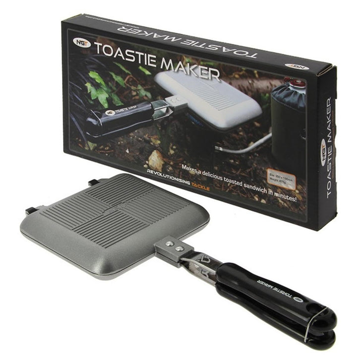 NGT Toastie Maker Gun Metal Toaster Camping Karpfenangeln