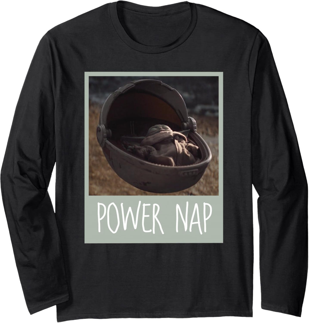 Star Wars The Mandalorian The Child Power Nap Langarmshirt