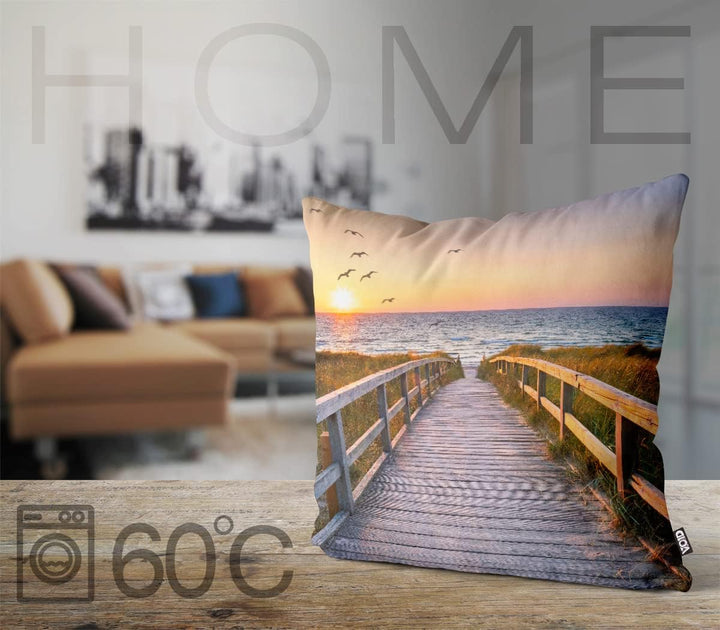 VOID Sylt Düne Kissenbezug Kissenhülle Sofakissen Kissen Deko Outdoor-Kissen Dekokissen, Kissen Grös
