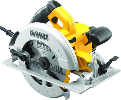 DeWalt 1.600 W Handkreissäge (max. Schnitttiefe 67 mm, für Ablängarbeiten oder Quer- und Neigungschn