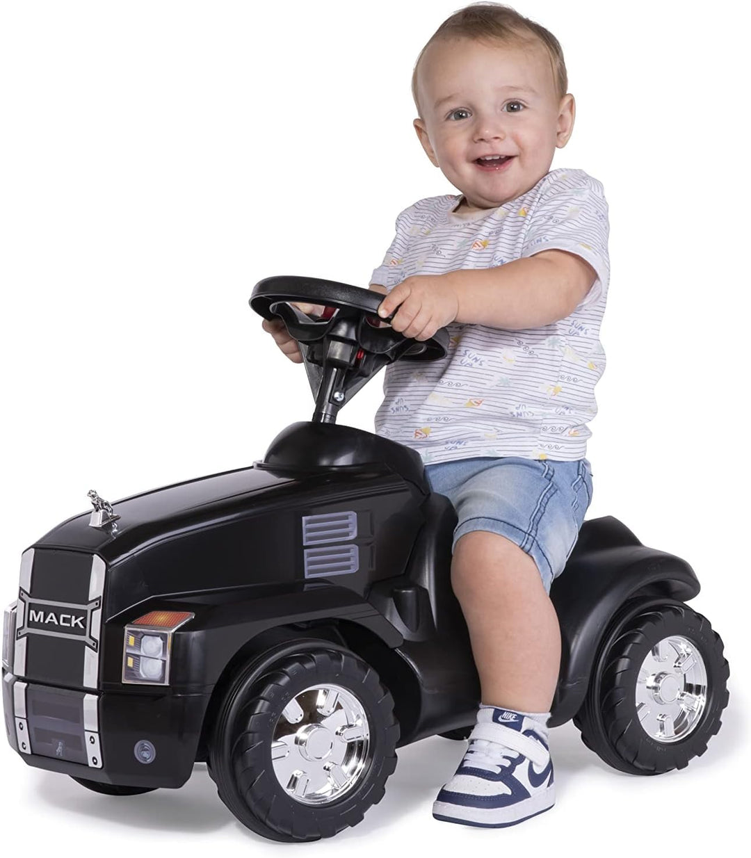 Rolly Toys 16 100 3 Babyrutscher rollyMinitruck Mack (Rutschfahrzeug für Kinder von 1,5-4 Jahren, er