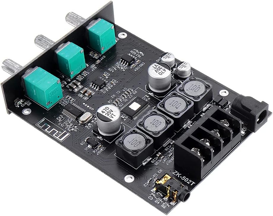 DollaTek TPA3116D2 2 * 50 W Bass AMP Bluetooth 5.0 Subwoofer-Verstärkerplatine 2,0-Kanal-Hochleistun