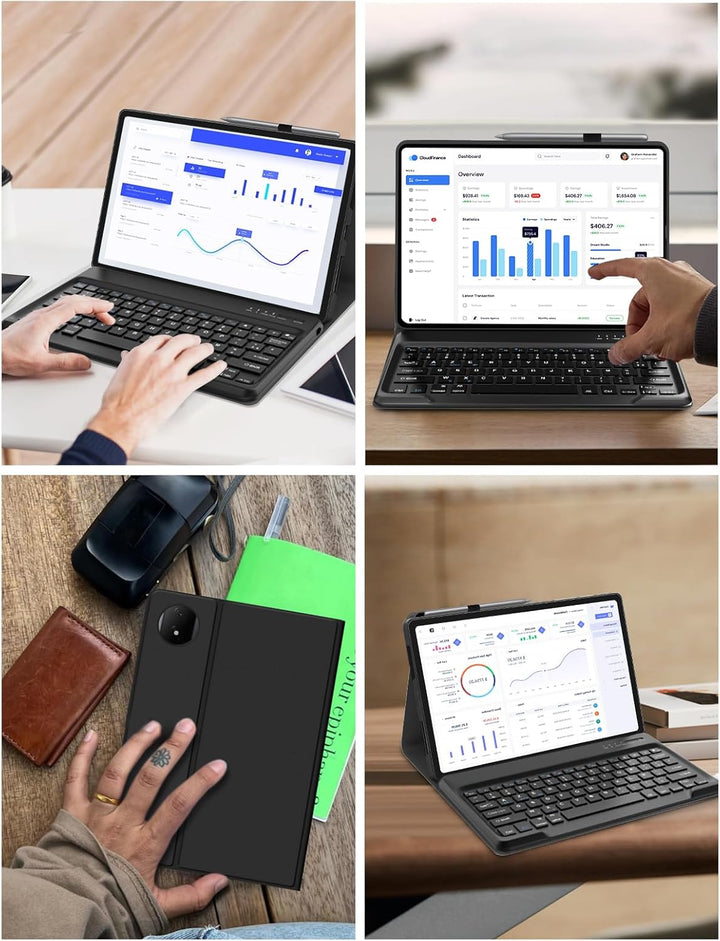 FOGARI Tastatur für Honor MagicPad 2 WiFi Tablet 12,3 Zoll 2024, AZERTY Französische AZERTY-Tastatur