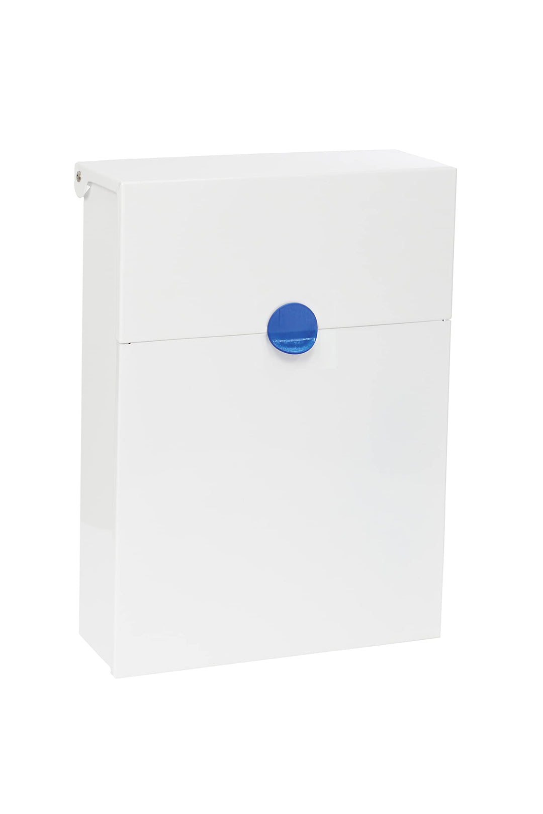 ARREGUI Tondo M E6731-BLU Briefkasten aus Verzinktem Stahl, Grösse M (DIN A4 Post), mit ihrer Hausnu