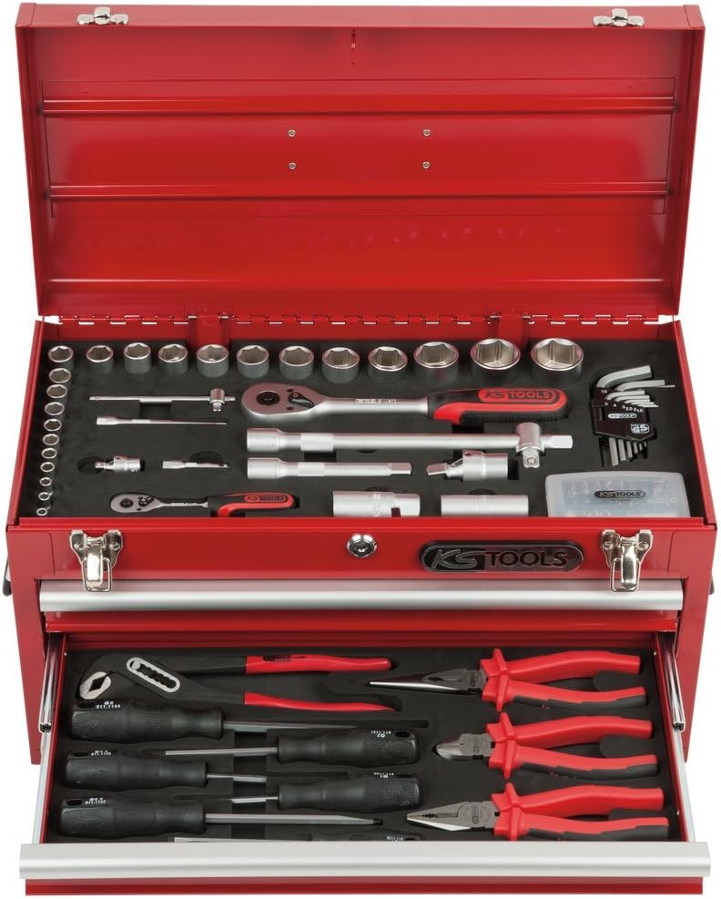 KS Tools 911.0100 1/4"+1/2" Werkzeug-Satz, 100-tlg.