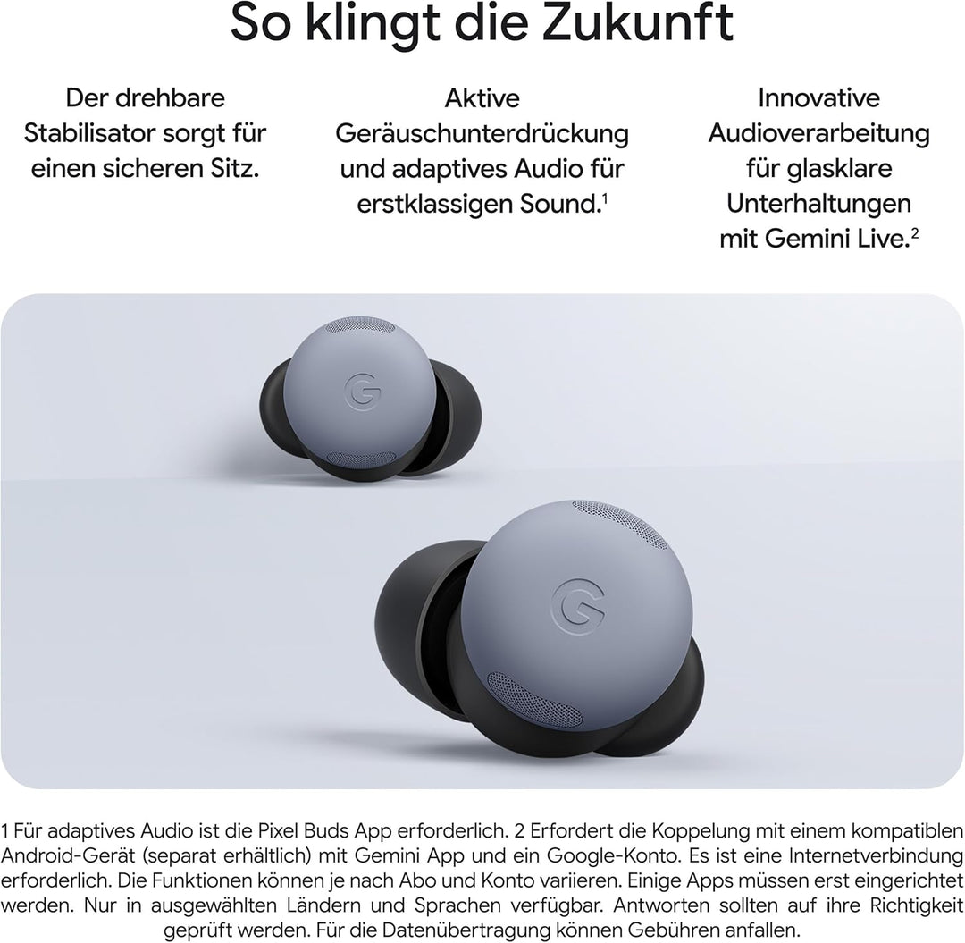 Google Pixel Buds Pro 2 - Wireless Earbuds with Active Noise Cancellation – Bluetooth Headphones - P