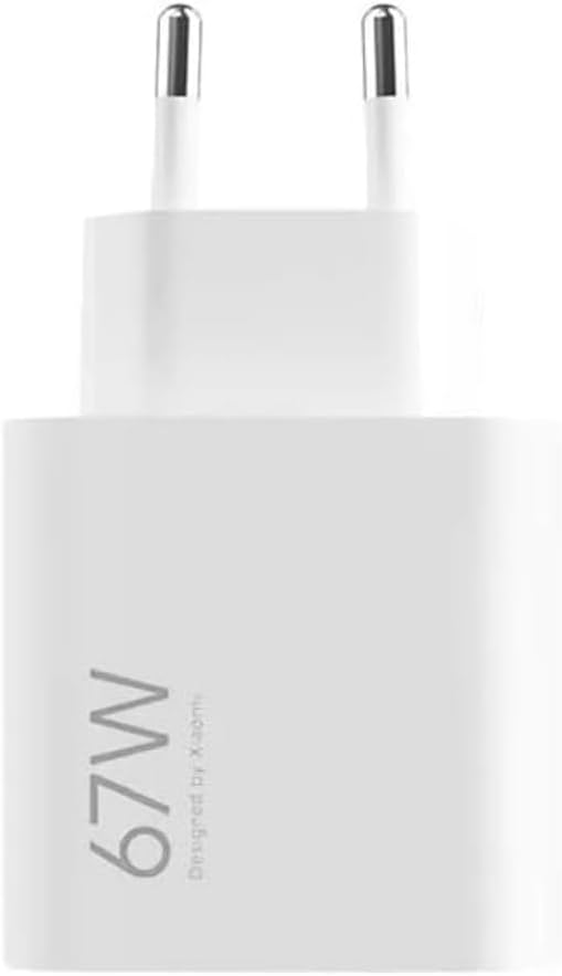 Xiaomi Mi Travel Charger Combo Set with USB-A to Type-C Charing Cable 1m, 67W White EU MDY-12-EJ