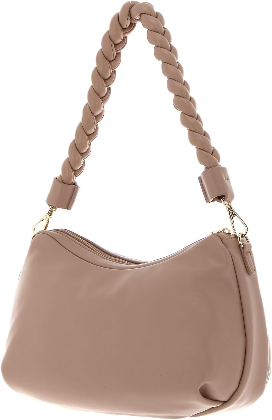 Seidenfelt Ikast Hobo - Umhängetasche 31 cm beige/gold