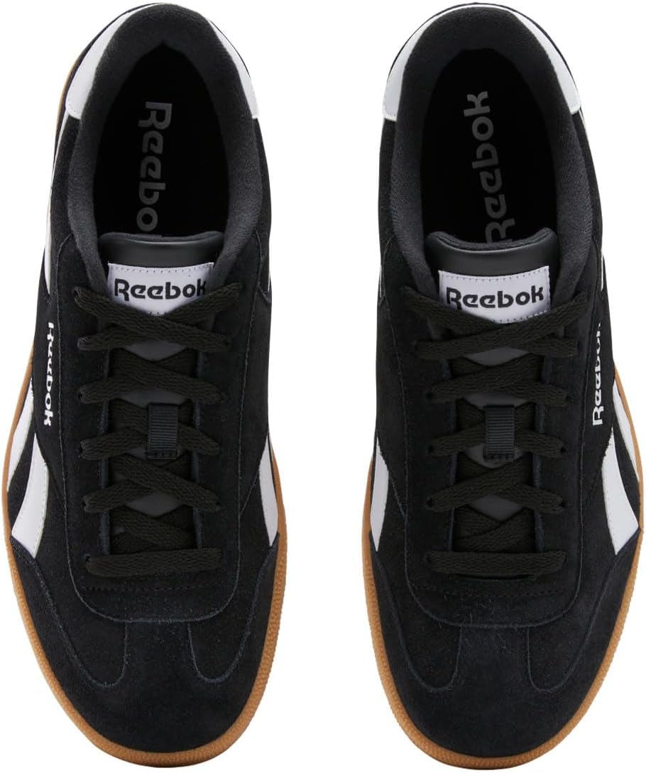 Reebok Smash Edge Leder Turnschuhe blau 41 EU Black White Gum, 41 EU Black White Gum