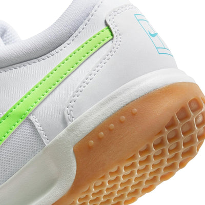 Nike Damen Court Air Zoom Lite 3 Sneaker 36.5 EU White Lime Blast Teal Nebula, 36.5 EU White Lime Bl