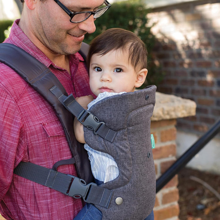 Infantino Flip Advanced 4-in-1 Babytrage – Ergonomische Babytrage mit 4 Tragepositionen – Für Säugli