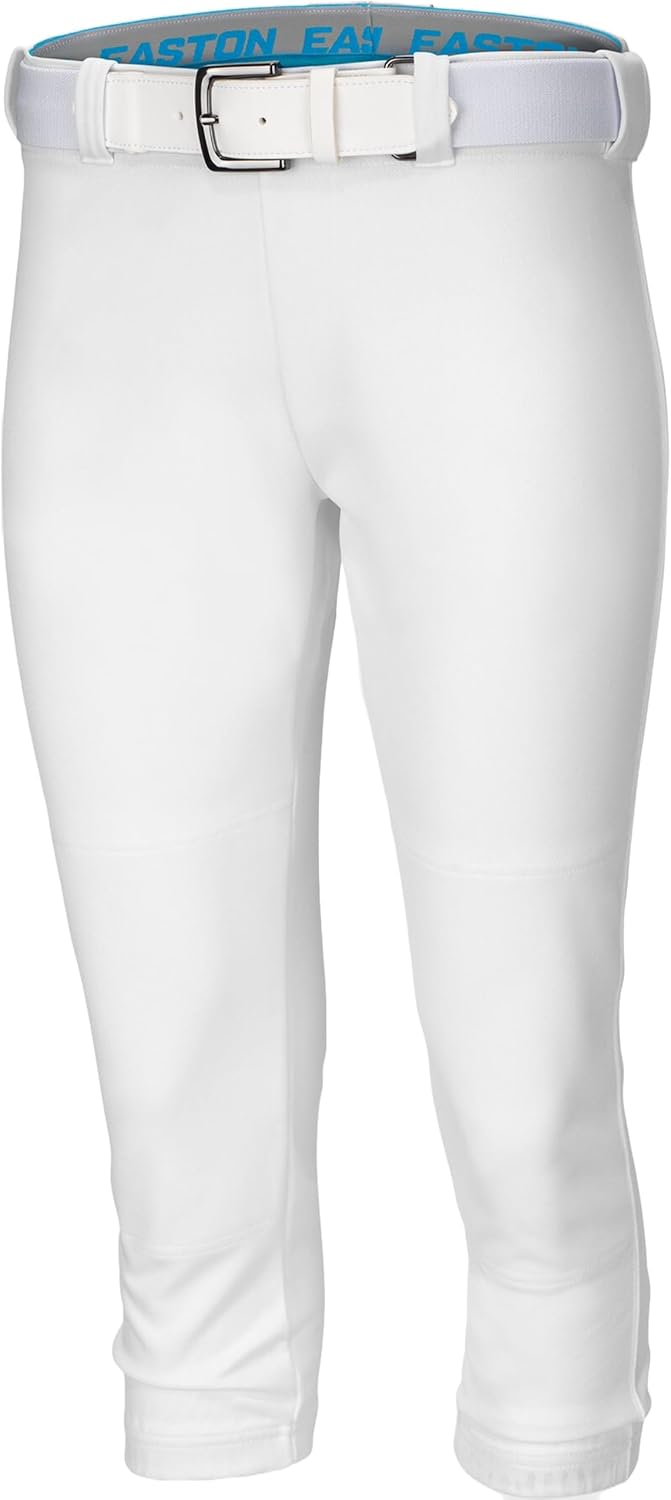 Easton ZONE 2 Fastpitch Softball-Spiel-/Übungshose | Damen | einfarbig M Weiss, M Weiss