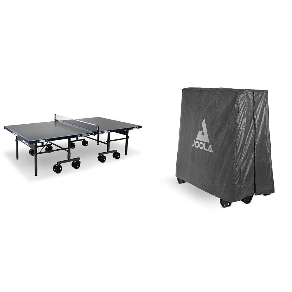 JOOLA Tischtennisplatte Outdoor - Profi Tischtennistisch 6MM Aluminium-Verbundoberfläche - wetterfes