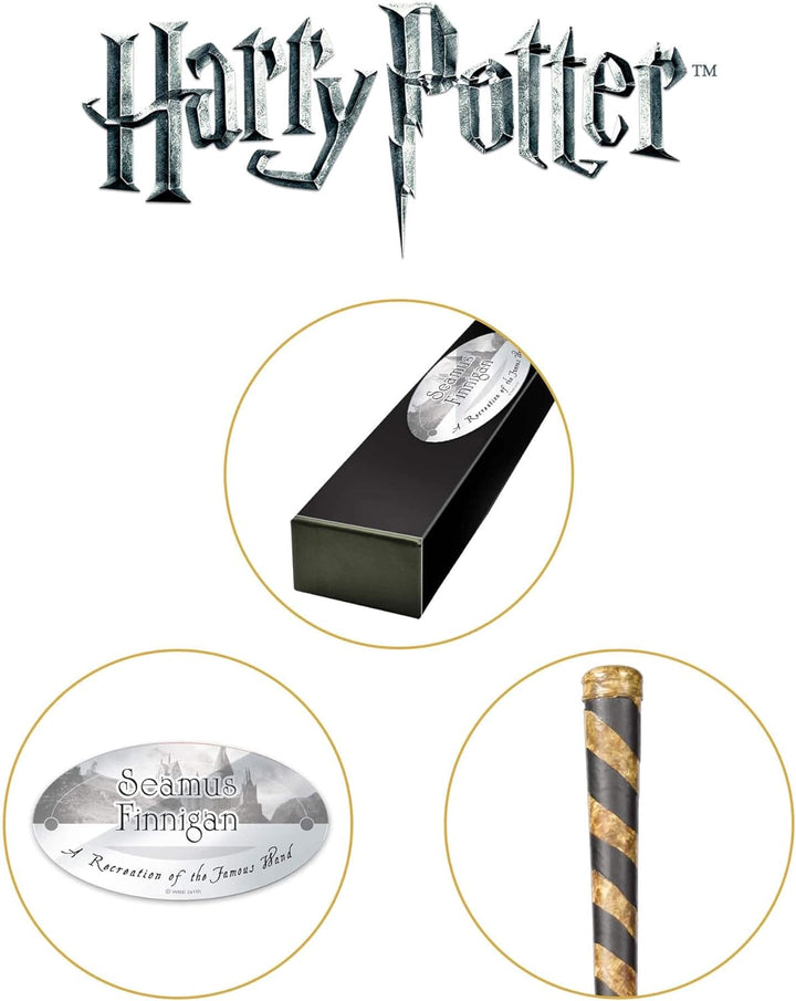 The Noble Collection - Seamus Finnigan Character Wand - 13in (33cm) Wizarding World Wand with Name T