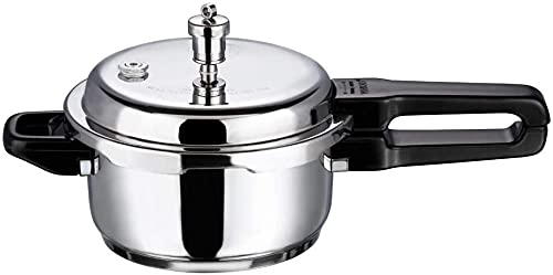 Vinod Pressure Cooker 3 ltr Edelstahl Schnellkochtopf mit Glasdeckel, induktionsgeeignet hochwertige