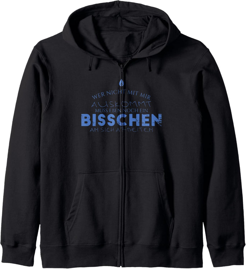 Wer nicht mit mir auskommt Geschenk Spruch Lustig Teenager Kapuzenjacke