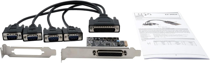 EX-46024 4S Seriell RS-232 PCIe Karte
