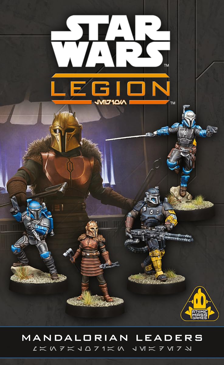 Asmodee, Star Wars: Legion – Mandalorian Leaders (Mandalorianische Anführer), DE-Version, Tabletop-E