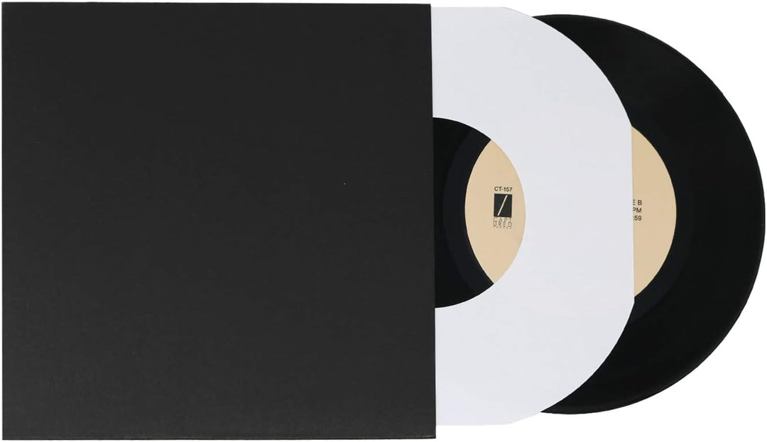 BIG FUDGE Pro Blank Schallplatten Hüllen - 7" x Schwarz - 20 Vinyl LP Schutzhüllen 400 g/m² - Kompat