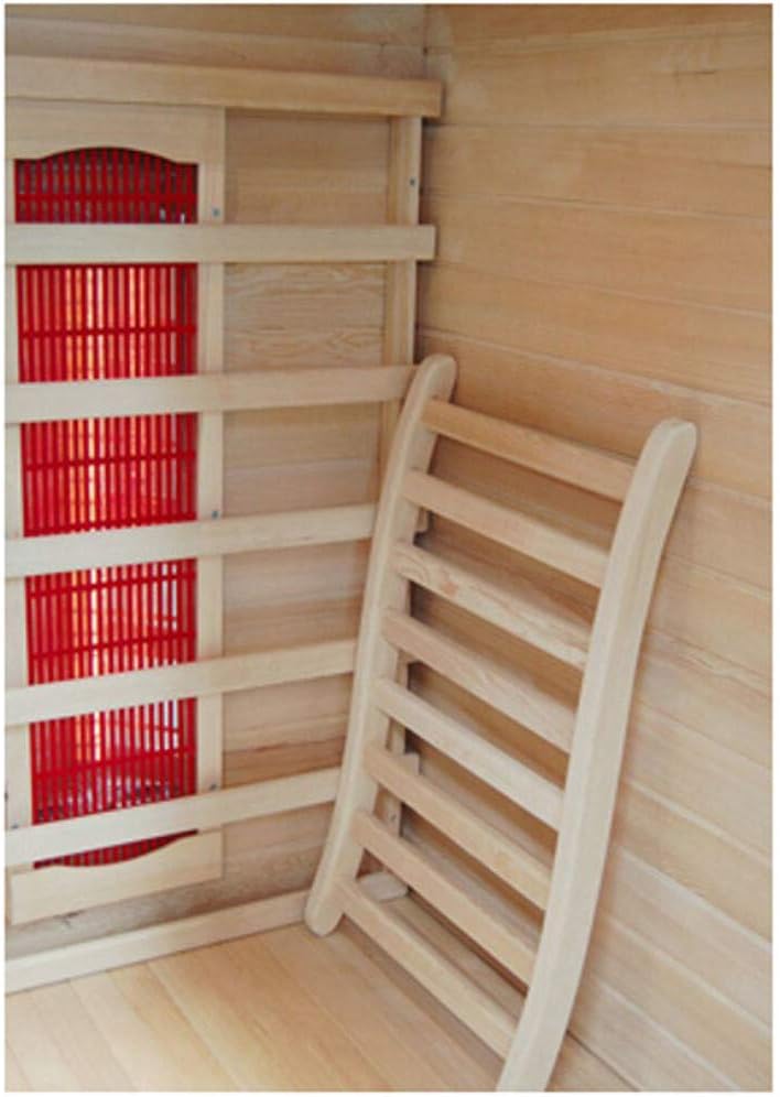 LinJa ergonomische Rückenlehne Sauna Infrarotkabine Wärmekabine Saunazubehör Holz