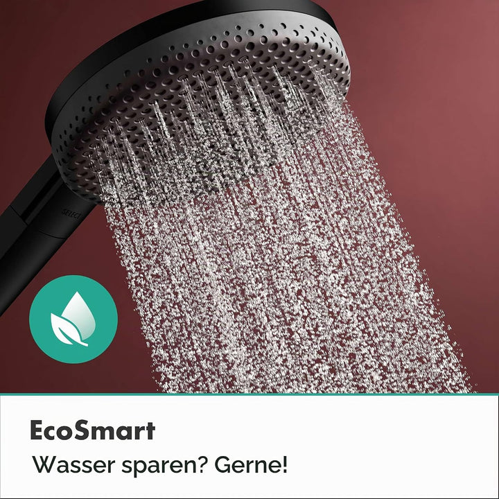 hansgrohe Raindance Alive Select S - wassersparender Duschkopf 7,1 l/min (EcoSmart), Handbrause mit