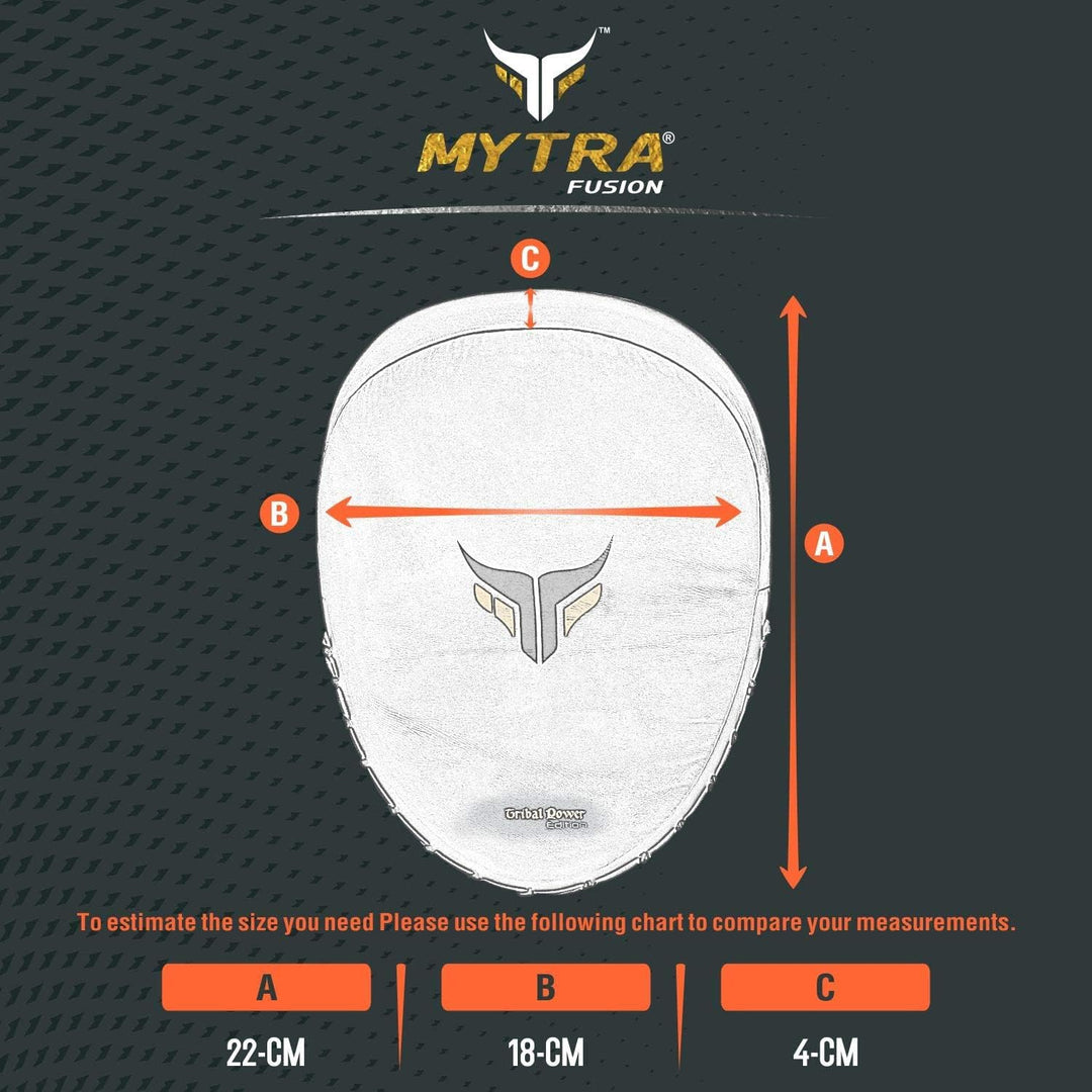 Mytra Fusion Box pratzen - Punch pad MMA Muay Thai handpratzen für Box- und Kampfsporttraining Schwa