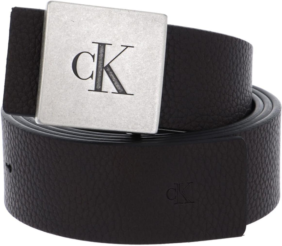 Calvin Klein Square Plaque Reversible Belt W85 Black/Bitter Brown