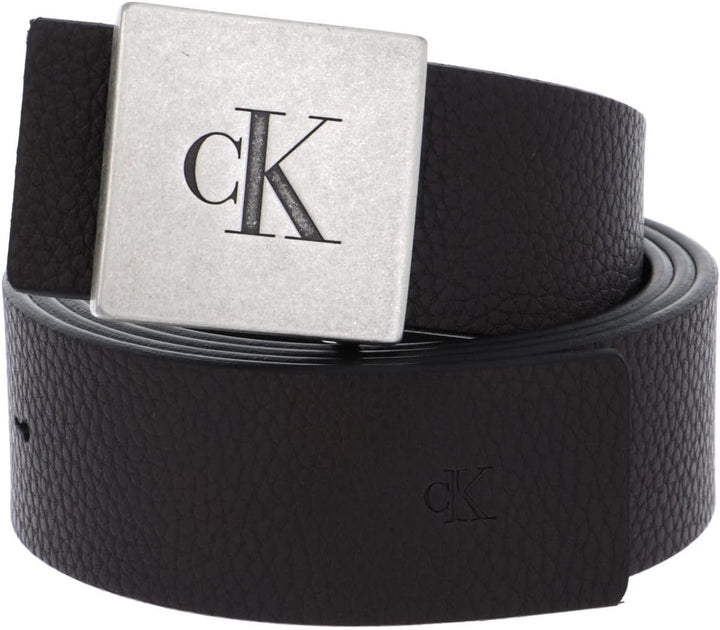 Calvin Klein Square Plaque Reversible Belt W85 Black/Bitter Brown