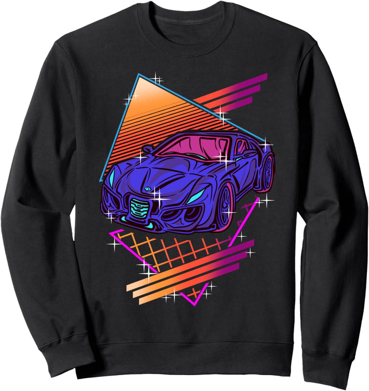 Der Sportwagen | Japanische Vaporwave Retro Pastell Goth Sweatshirt