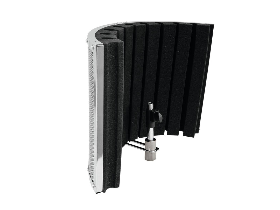 OMNITRONIC AS-02 Mikrofon-Schall-Absorbersystem inkl. Adapter | Akustik-Schirm für Studio- und Live-