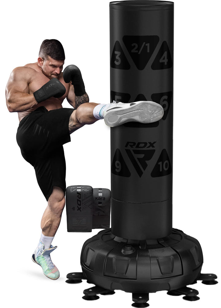 RDX 6FT 330LB Boxsack Stehend Erwachsene, Trainingshandschuhe und Überzug Set XXL Freistehender Stan