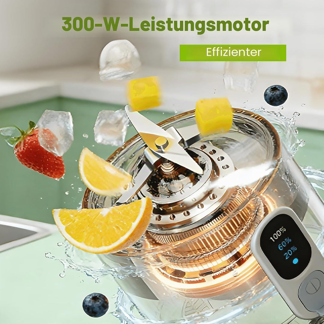 Tragbarer Mixer Standmixer Smoothie Maker : 500ml Mini Blender, Mini Mixer Smoothie Maker to go, 300