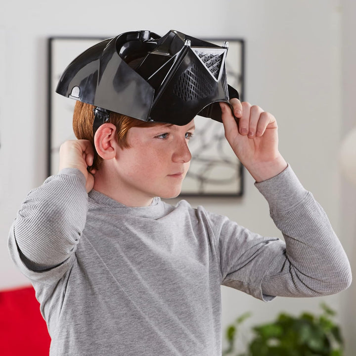 Star Wars Darth Vader Elektronische Maske mit Stimmverzerrer, Spielzeug für Kids ab 5 für Rollenspie