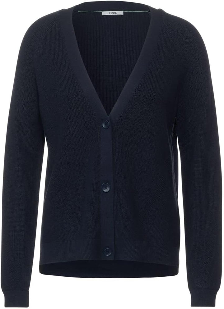 Cecil Damen Basic Cardigan S Deep Blue, S Deep Blue